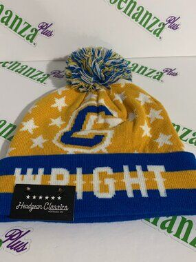 Headgear Classics Beanie Hat Love & Basketball Monica Wright Knit Cap Pom Blue